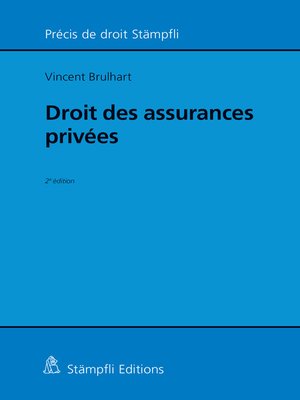 cover image of Droit des assurances privées
